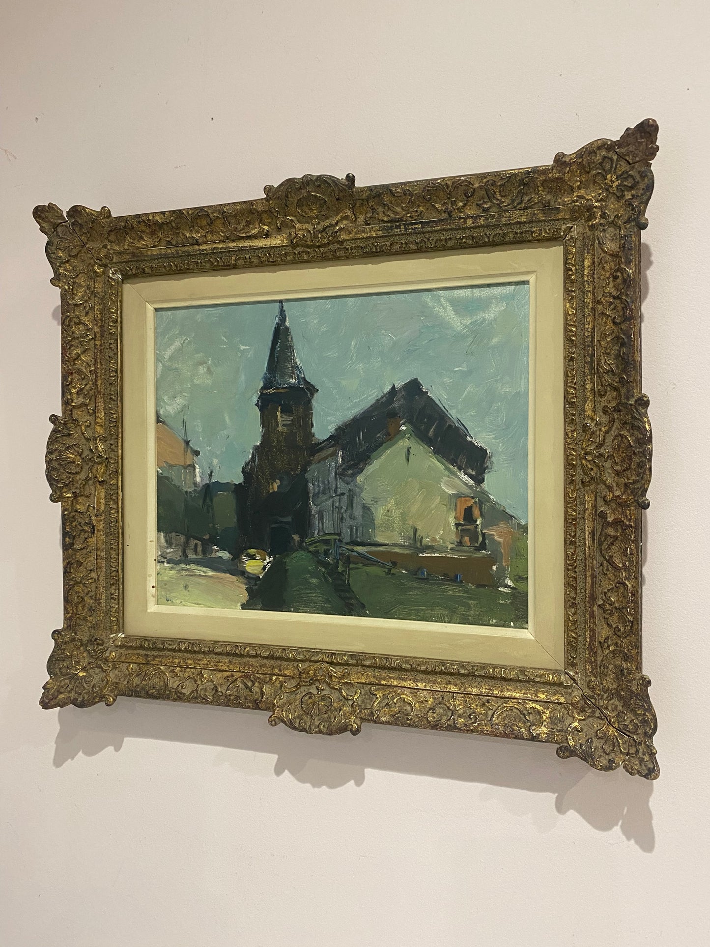 Oh Little Village Oil Painting