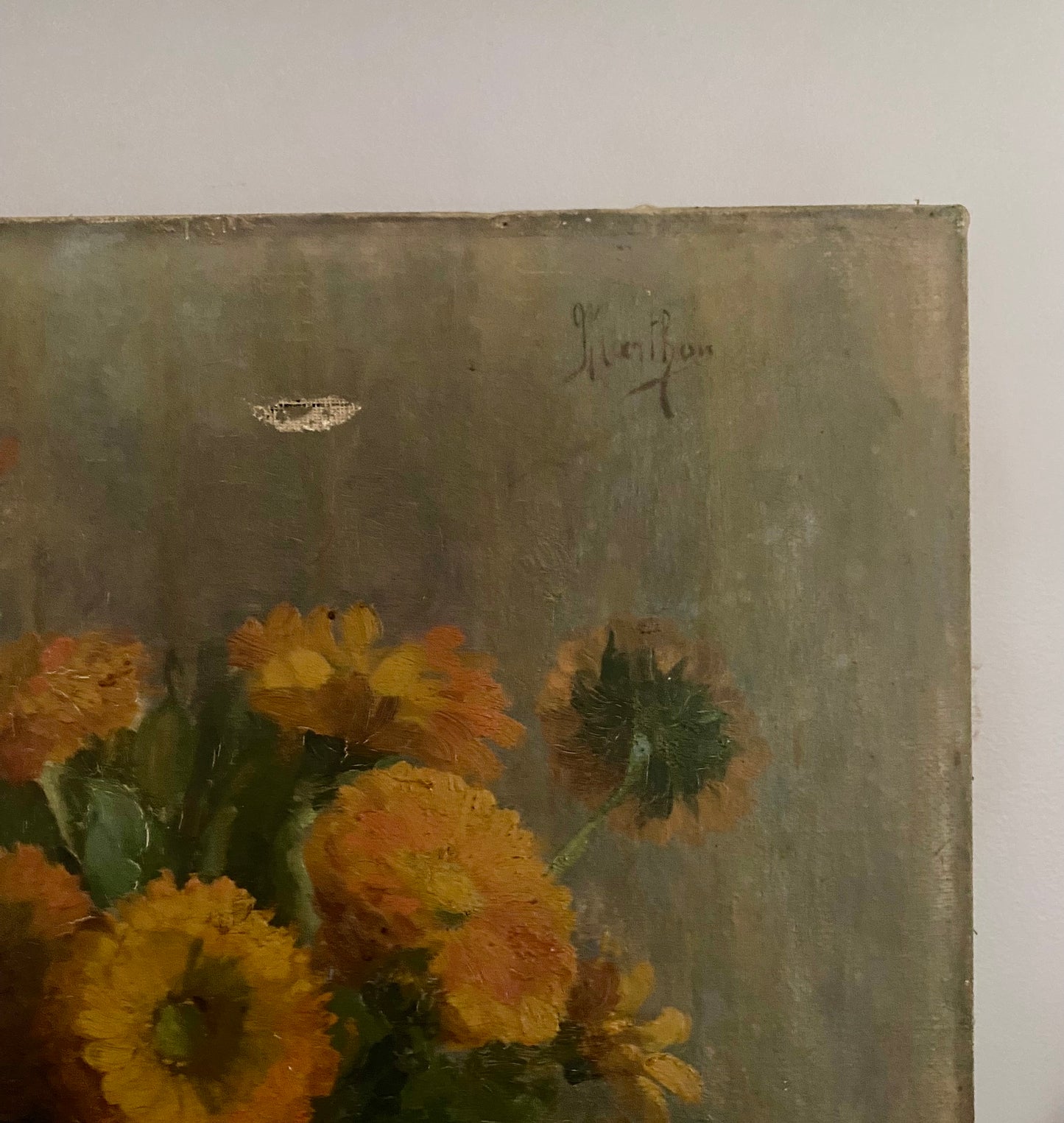 Autumnal Bouquet Oil Painting on Canvas