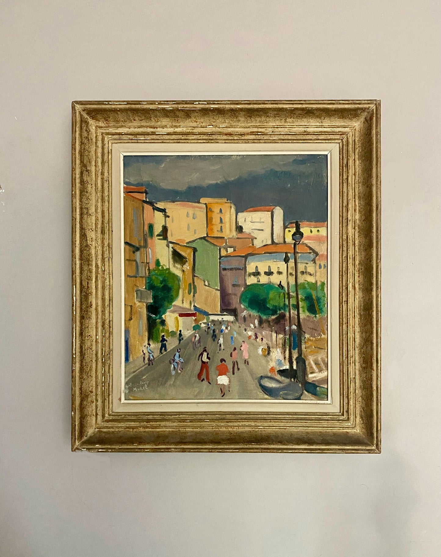 Jean Louis Model Our Town Oil Painting