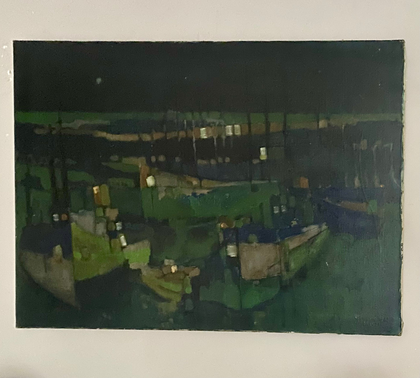 When the Night Falls Oil Painting on Canvas