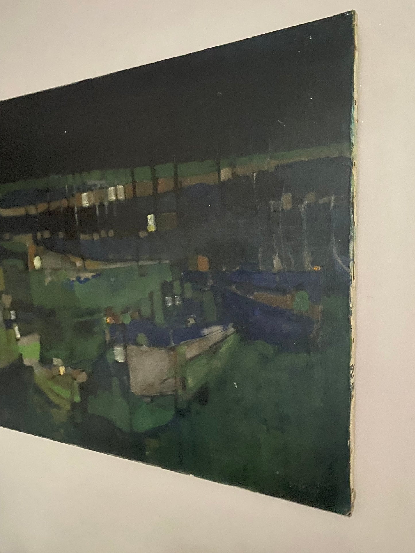 When the Night Falls Oil Painting on Canvas