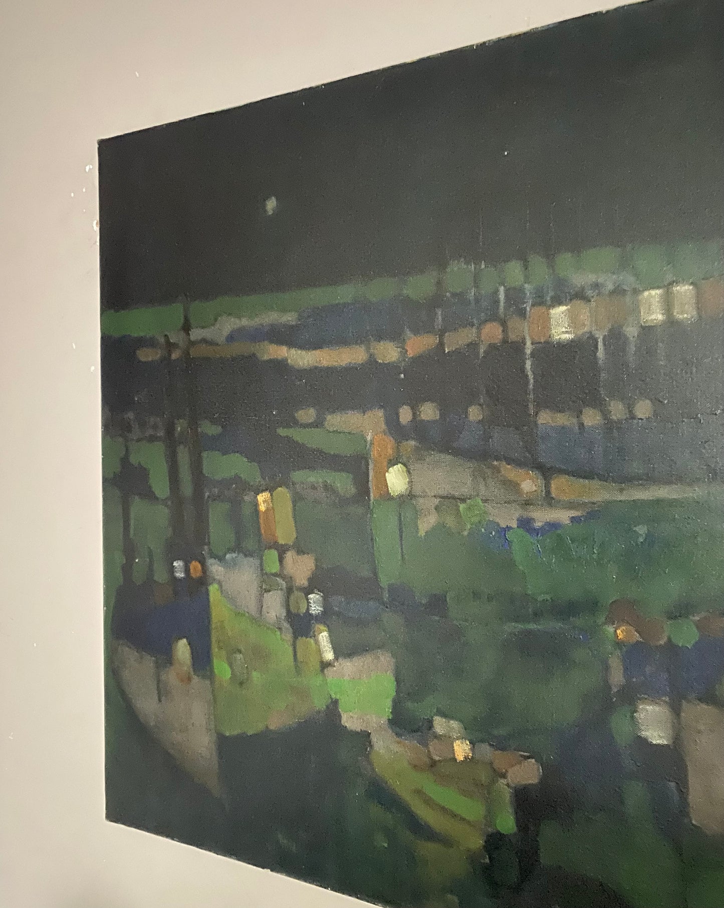 When the Night Falls Oil Painting on Canvas