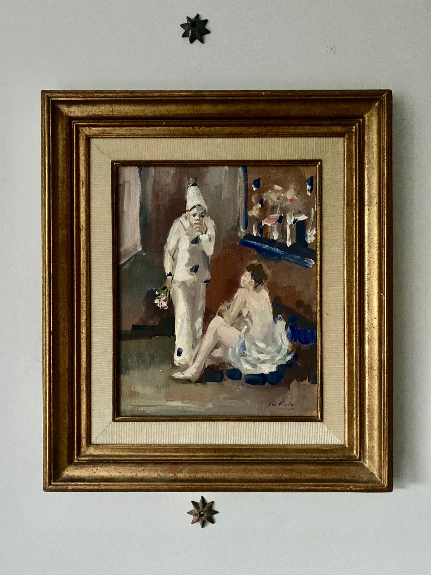 Pierrot’s Declaration of Love Oil Painting on Canvas