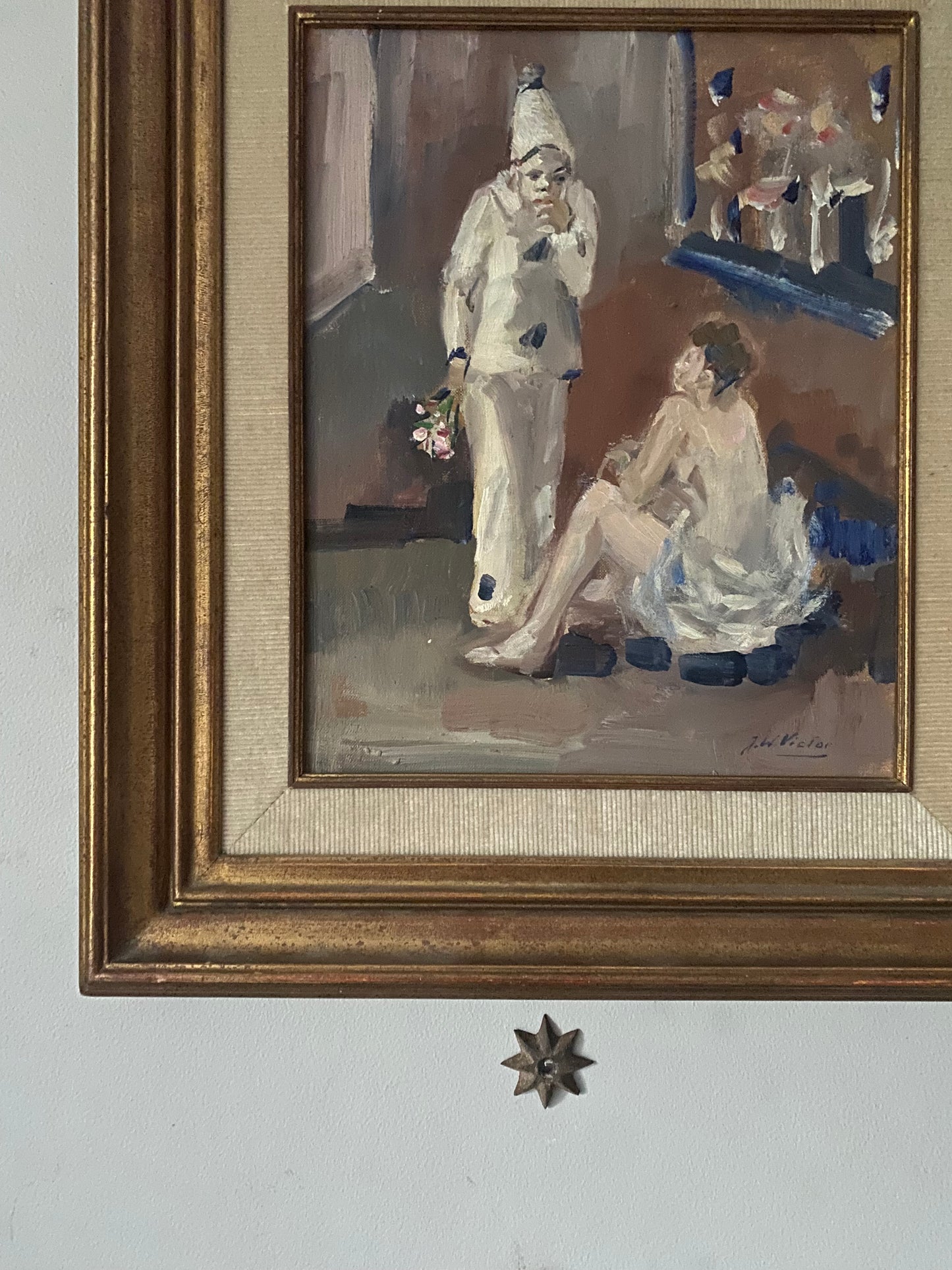 Pierrot’s Declaration of Love Oil Painting on Canvas