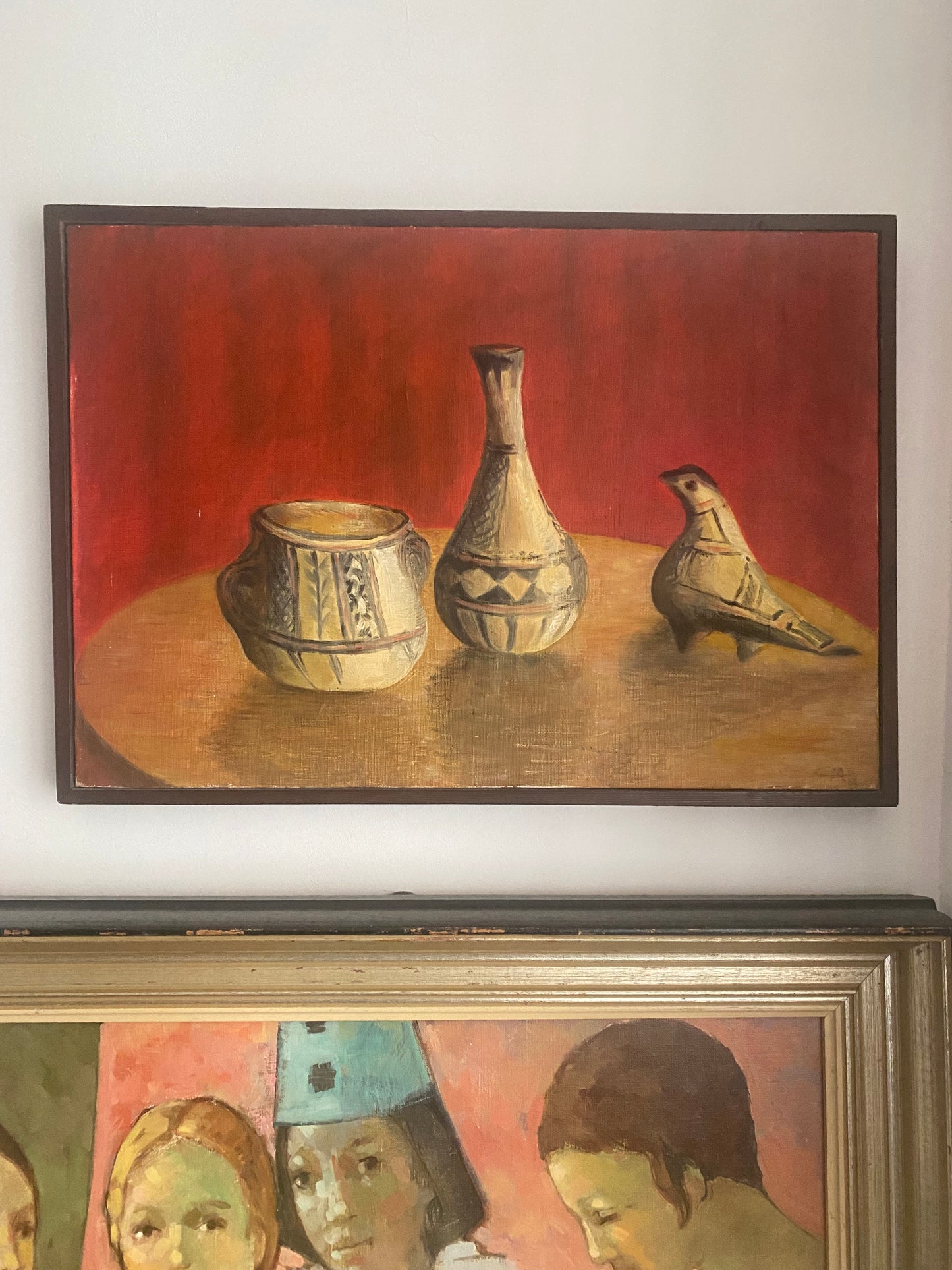 Claude Montenay Ceramics Oil Painting on Canvas