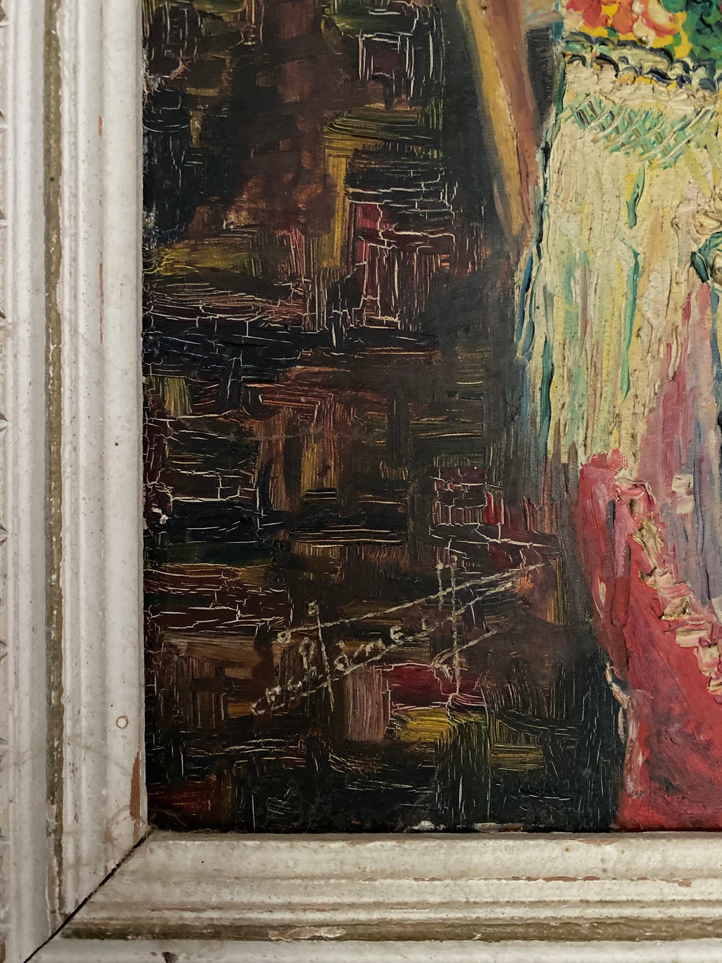 Two Figures, One Story Oil Painting