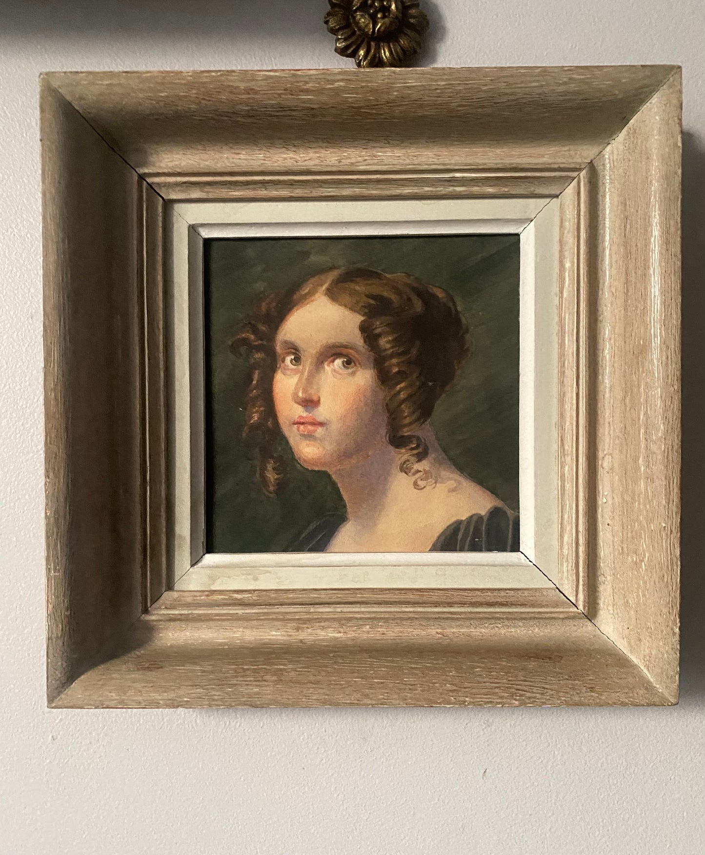 Girl with the Curls Portrait Painting