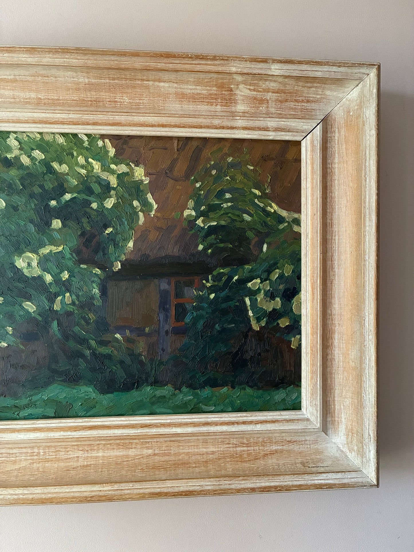 The Hideaway Cottage Oil Painting