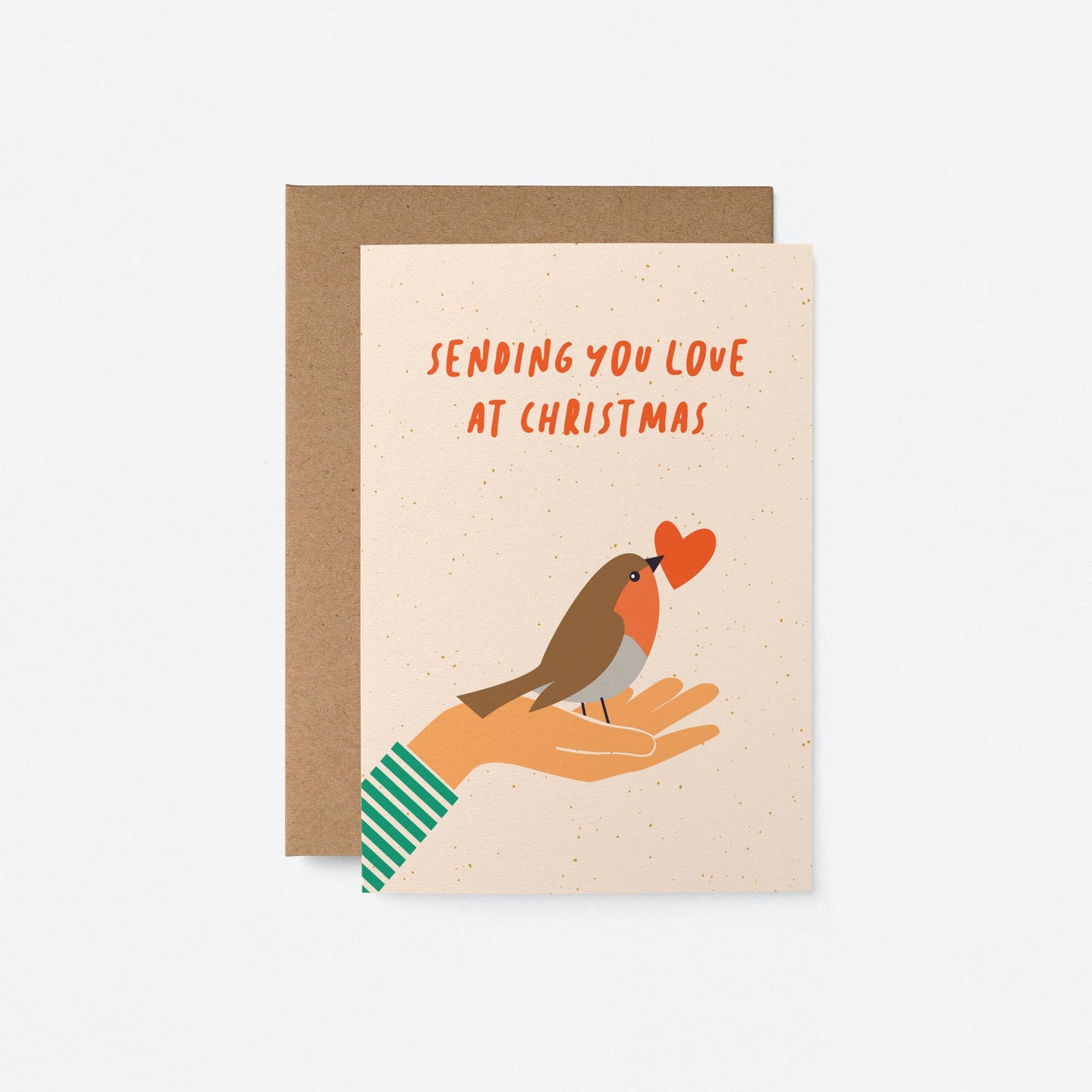Sending You Love At Christmas Greetings Card