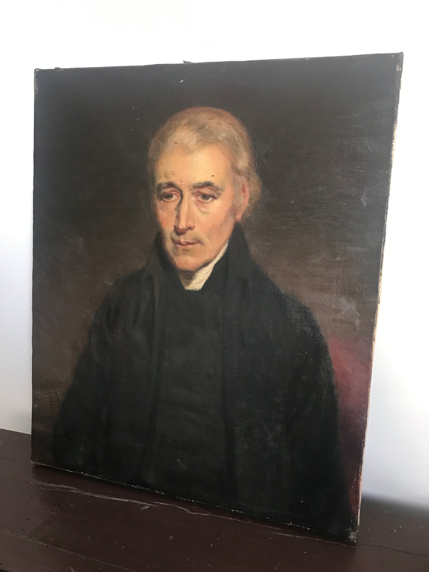 19th Century Oil on Canvas Portrait of a Gentleman