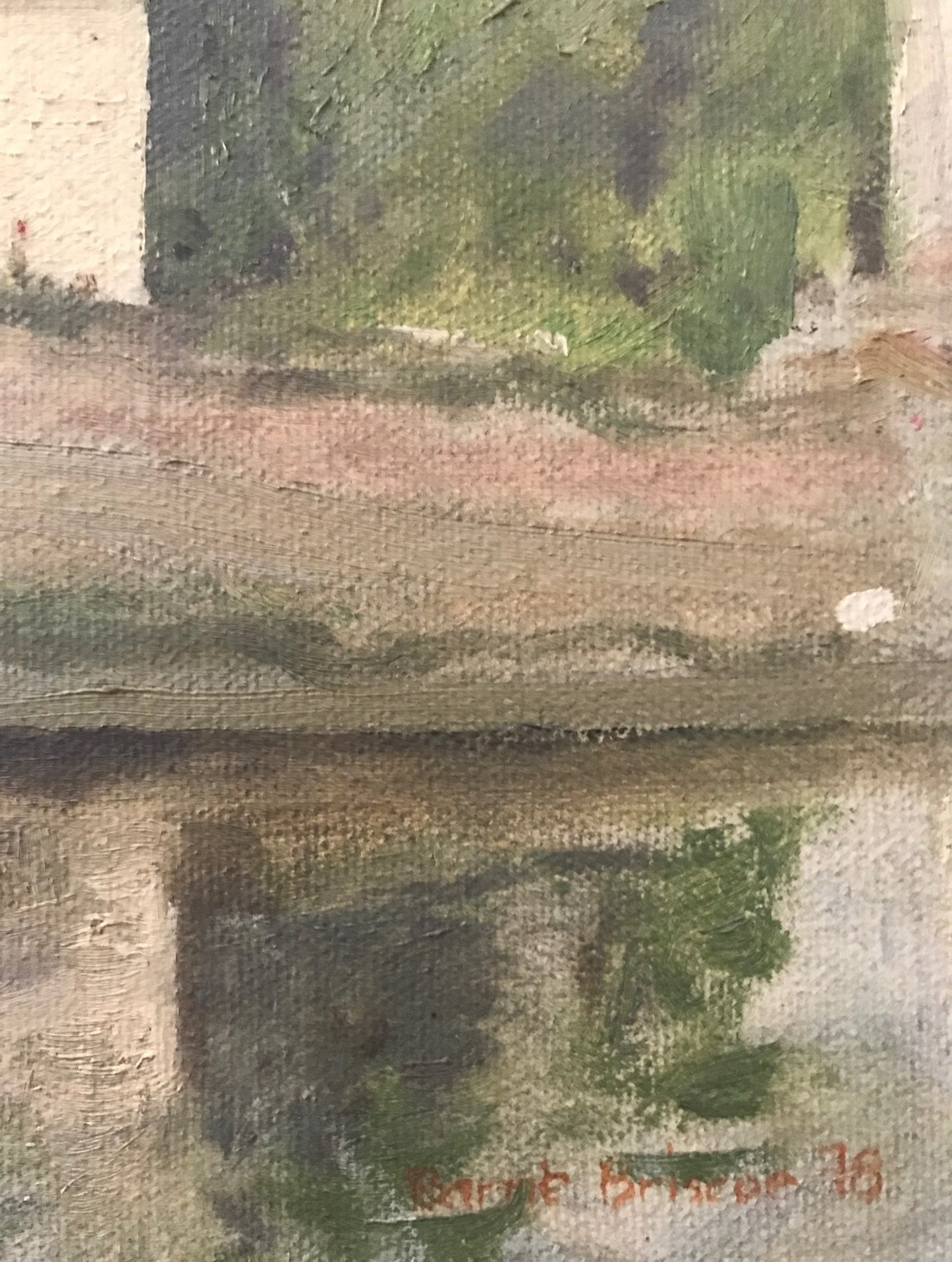 The Canal - Signed by the renowned artist Barrie Briscoe 1978