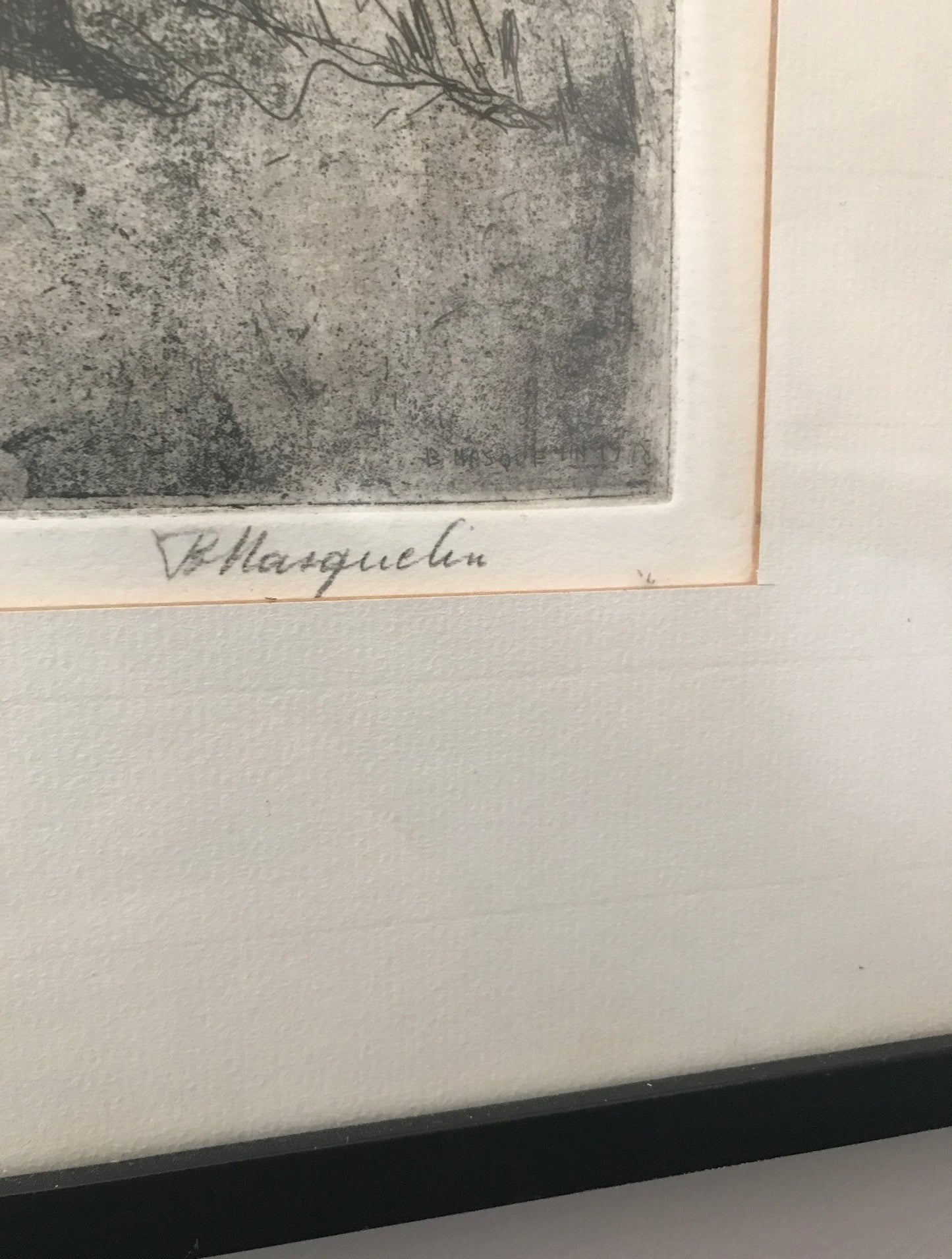 The Trees - Antique Belgian Lithograph - Limited Edition 23/50