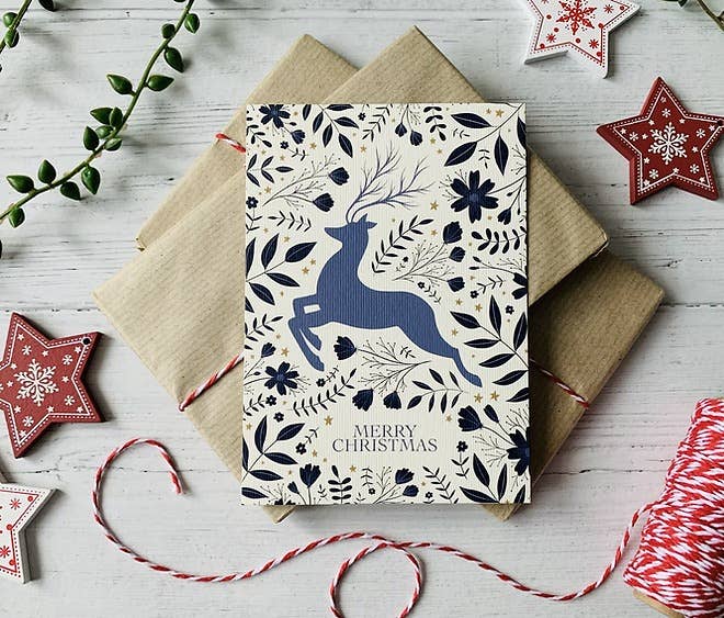 Reindeer Christmas Card