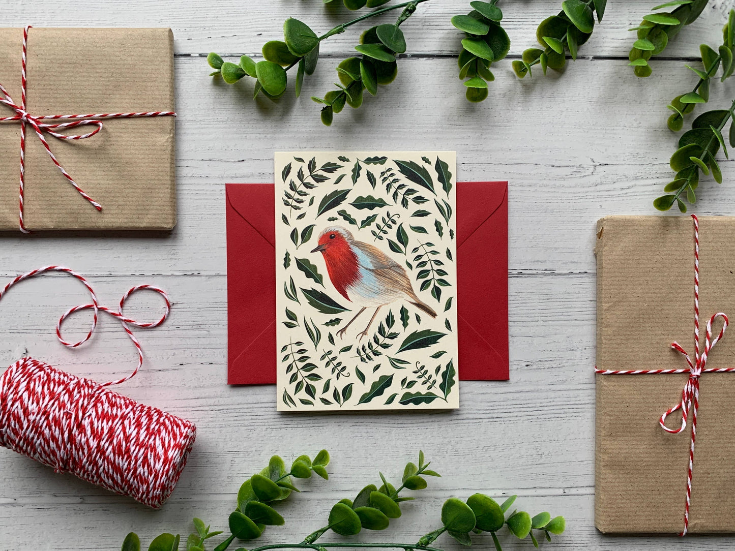Robin Christmas Card