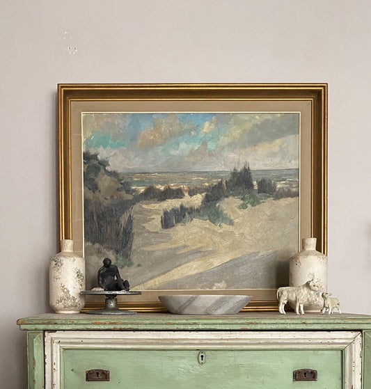 The Dunes on the Beach Landscape Oil Painting