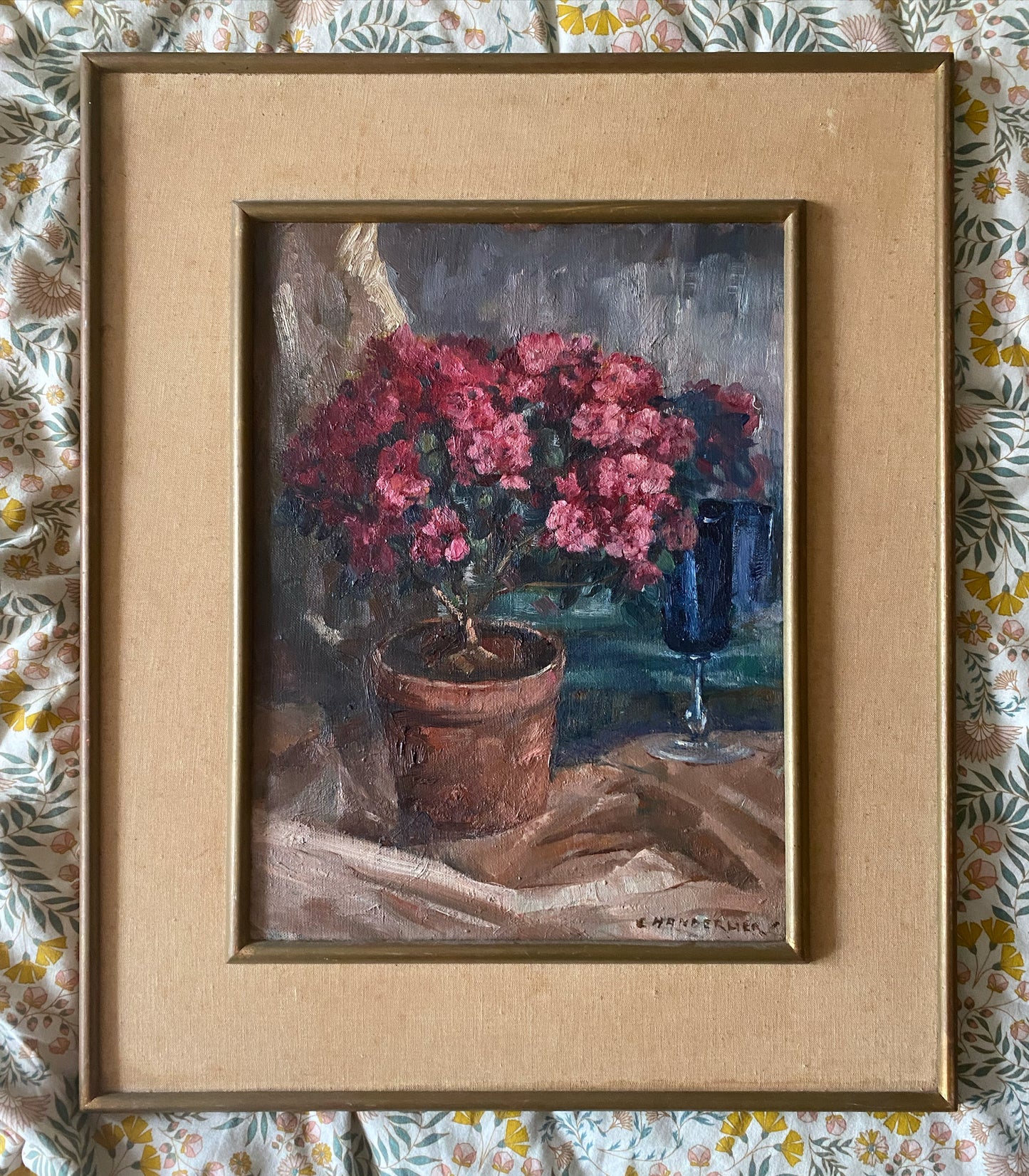 All you Need Floral Oil Painting Camille Manderlier