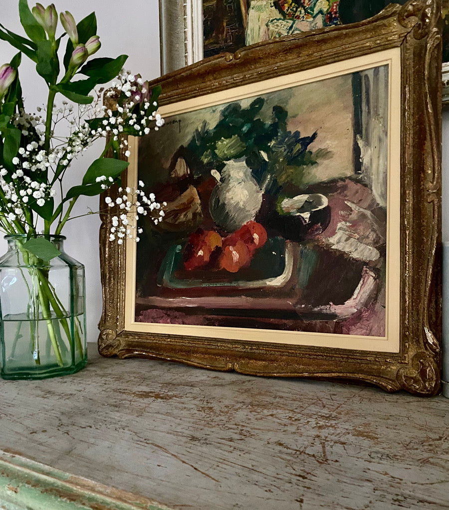 The Jug, The Flowers and All Oil Painting on Canvas