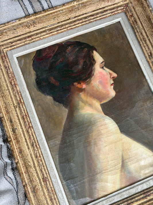 Nude and Relax Oil Painting on Canvas