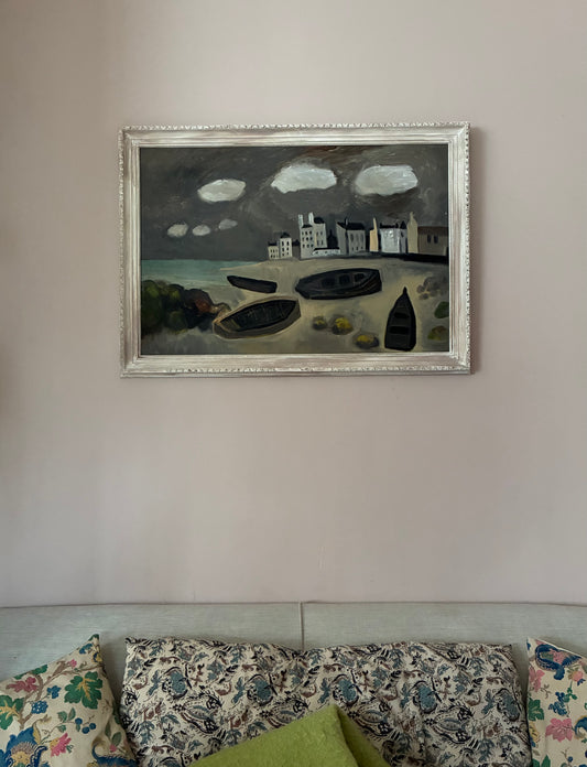 On the Bay Naive Oil Painting