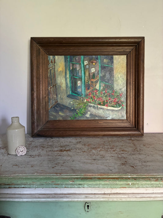 The Garden Apartment Oil Painting