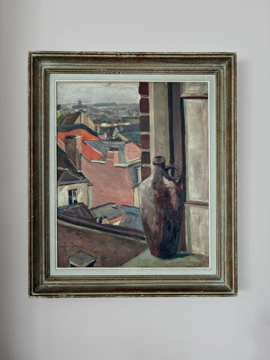 Refocused in the Window Oil Painting