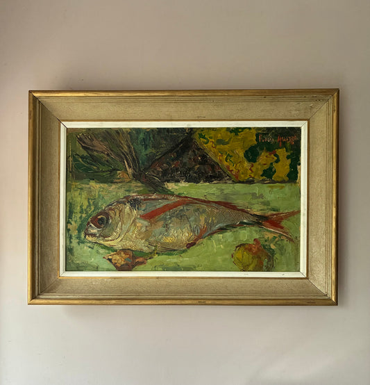 Un Poisson Oil Painting