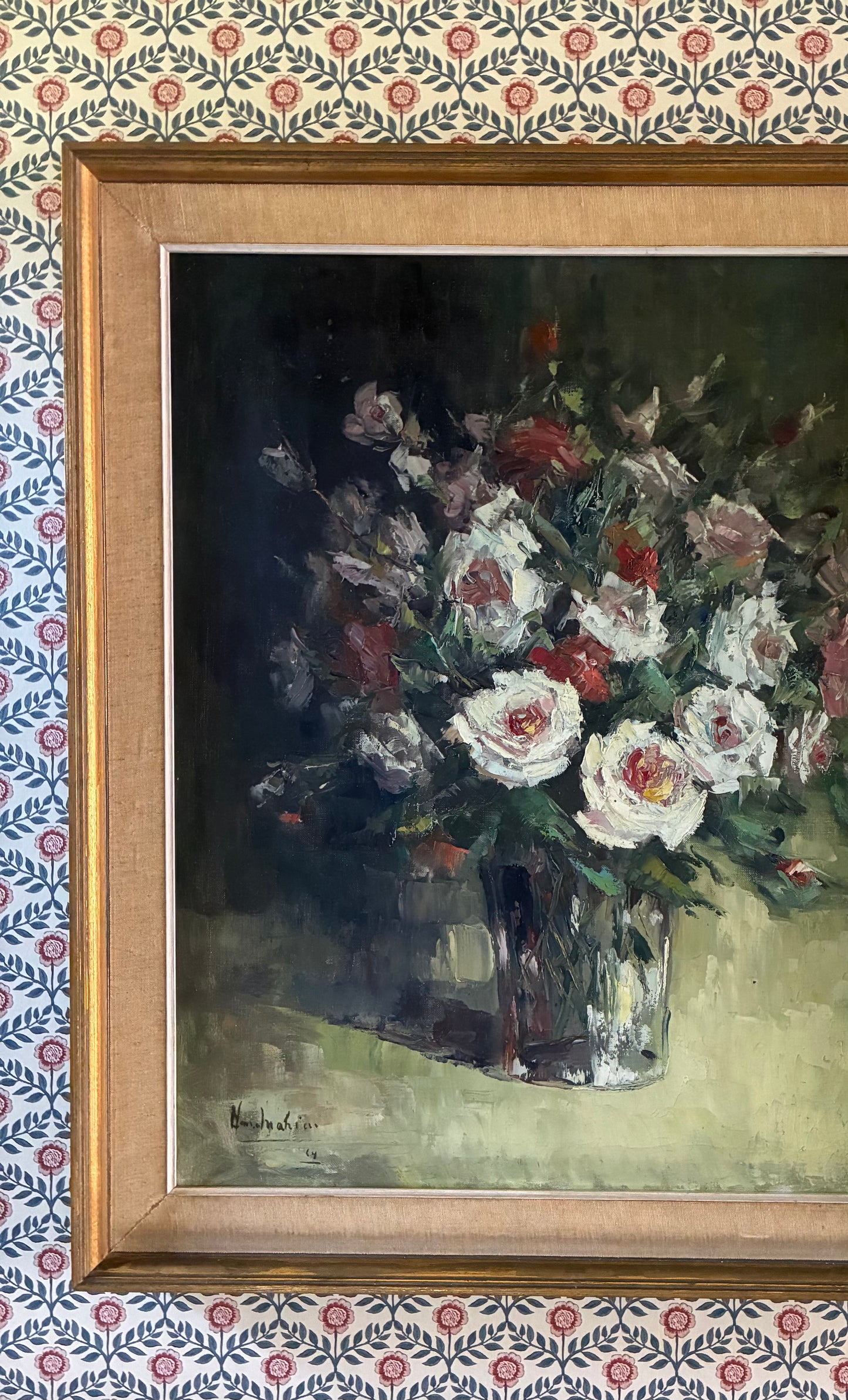 Wandering Roses Oil Painting