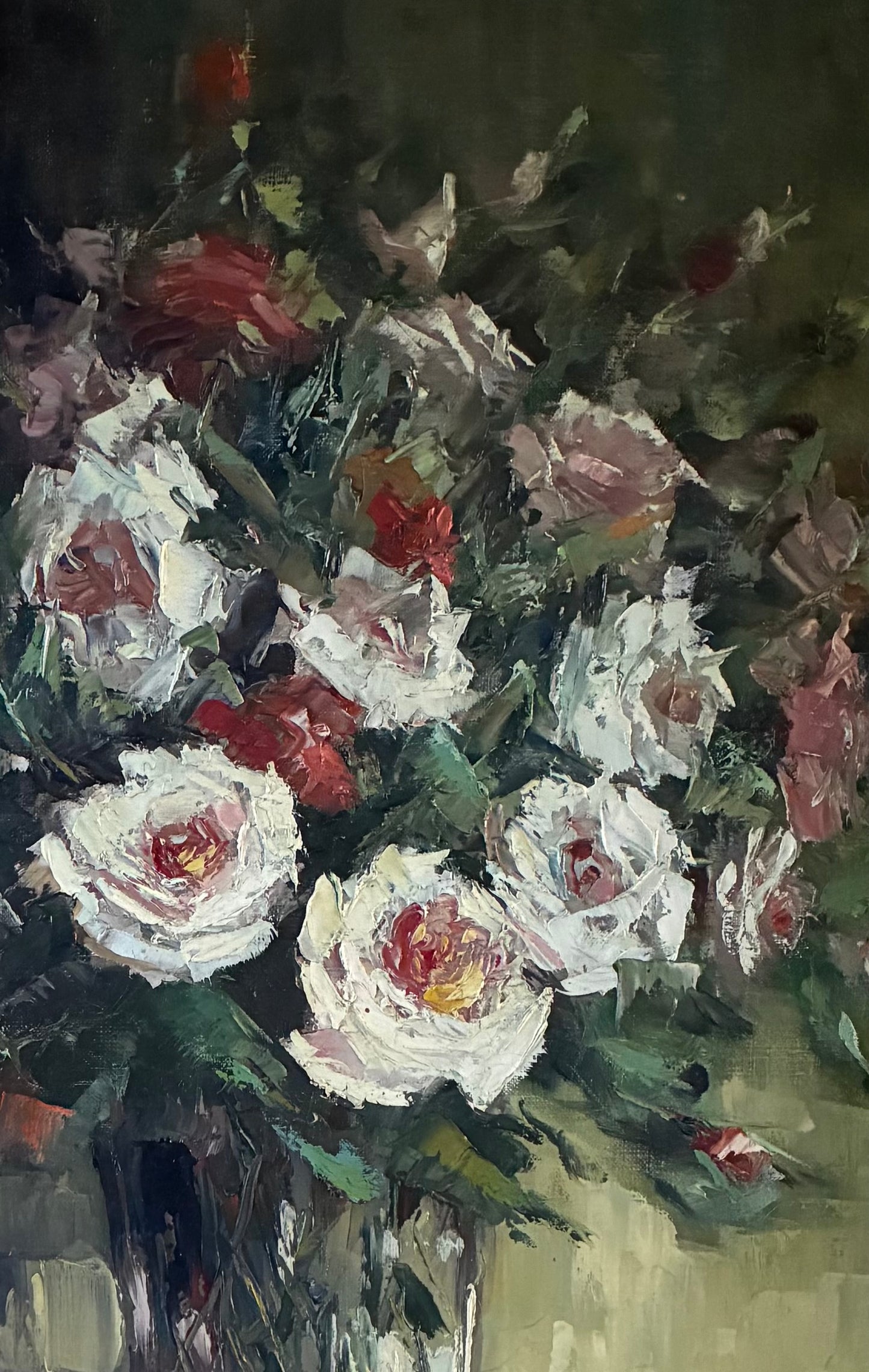 Wandering Roses Oil Painting