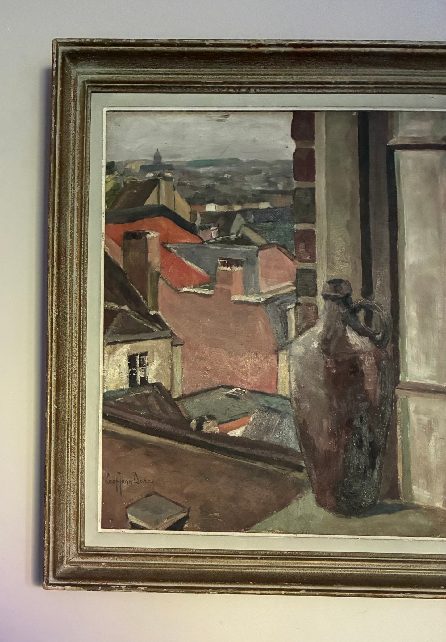 Refocused in the Window Oil Painting