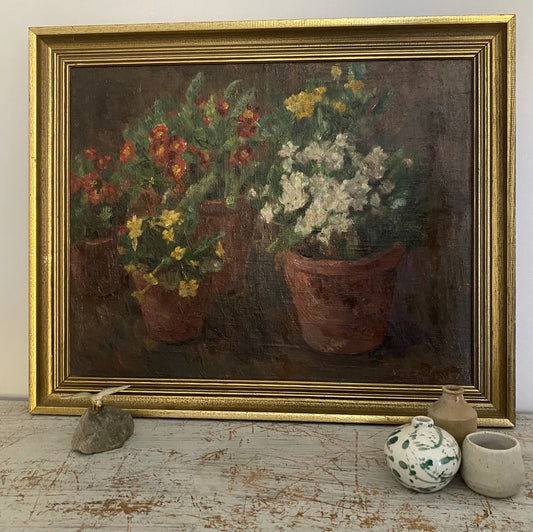 The Flower Pots Oil Painting