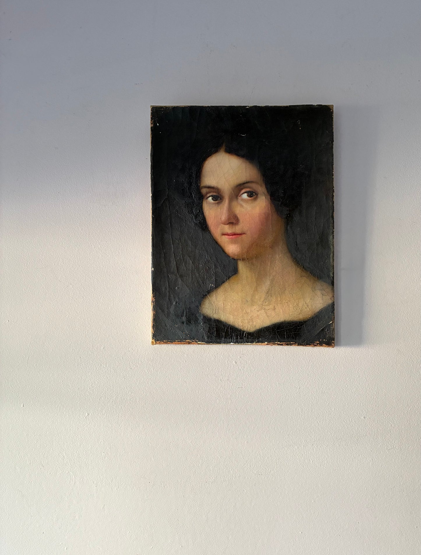 French School Portrait Oil Painting on Canvas