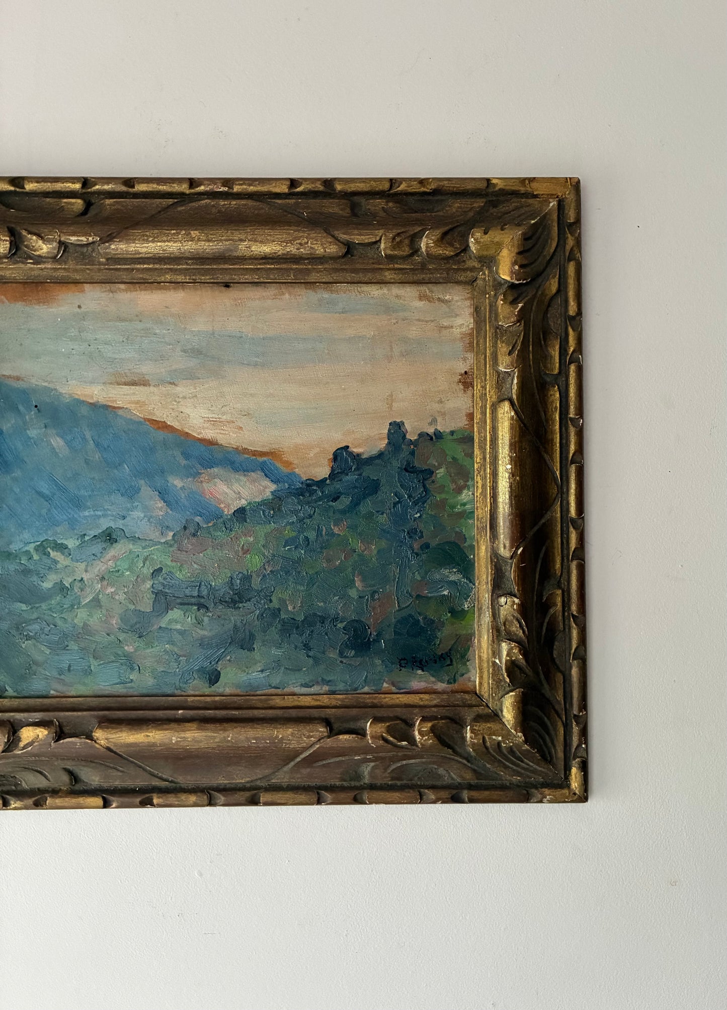 Sunset in the Clouds Oil Painting