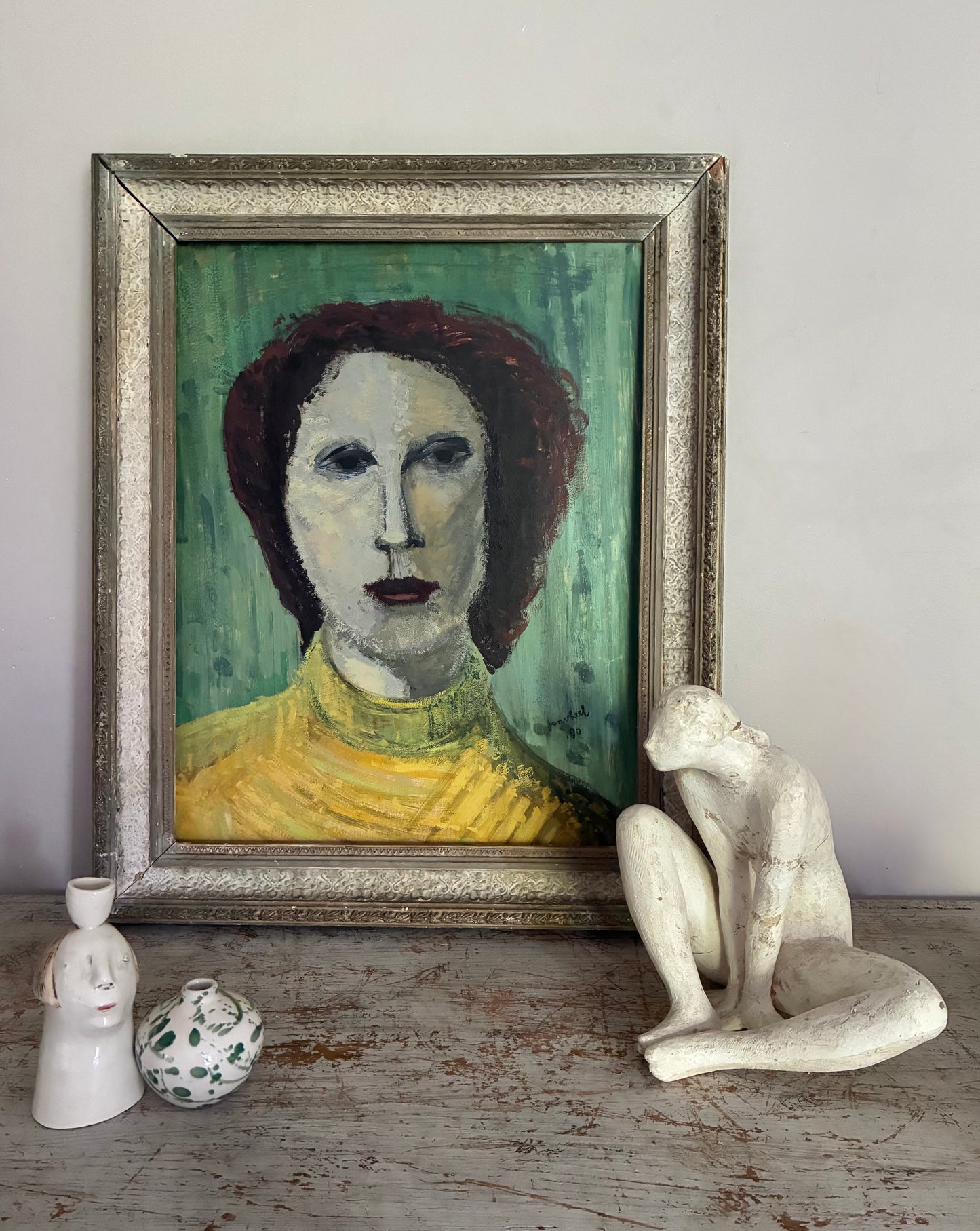 She Moves Oil Portrait Painting