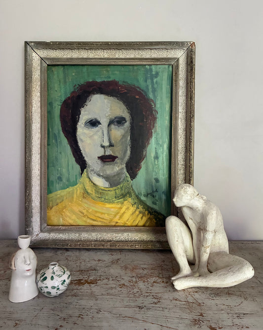 She Moves Oil Portrait Painting