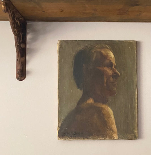 Blondeau Old and Free Oil Painting on Canvas 1902
