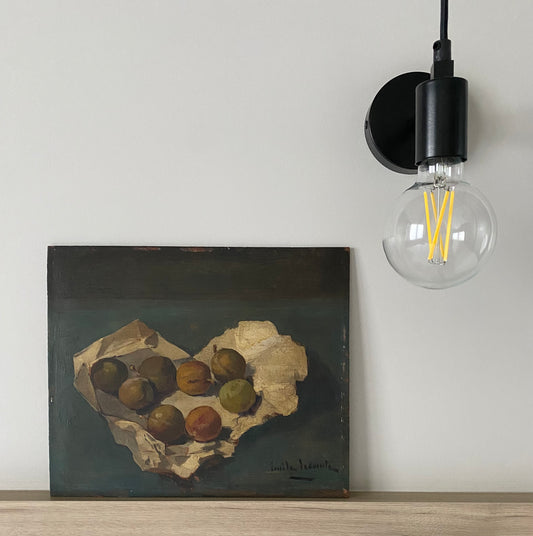 Figs Oil Painting on Board