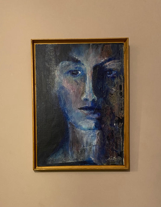 The Face of Bleu Oil Painting