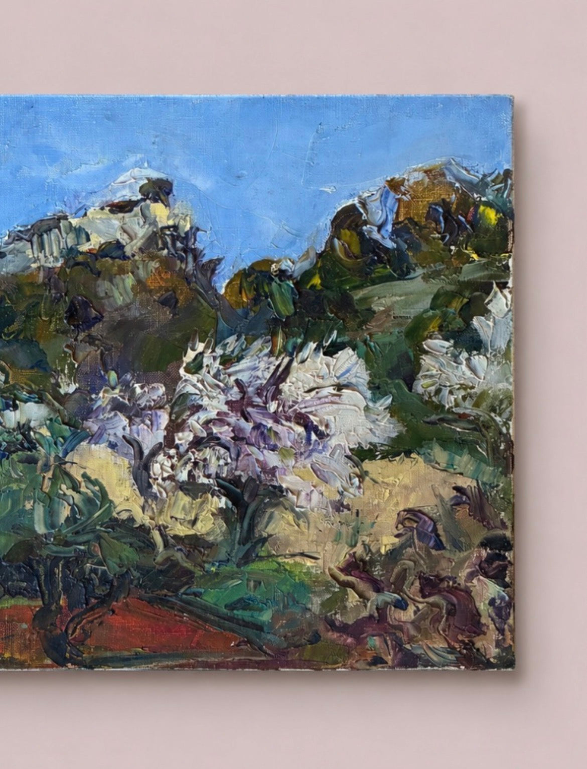 Holiday Vibes Oil Painting on Canvas