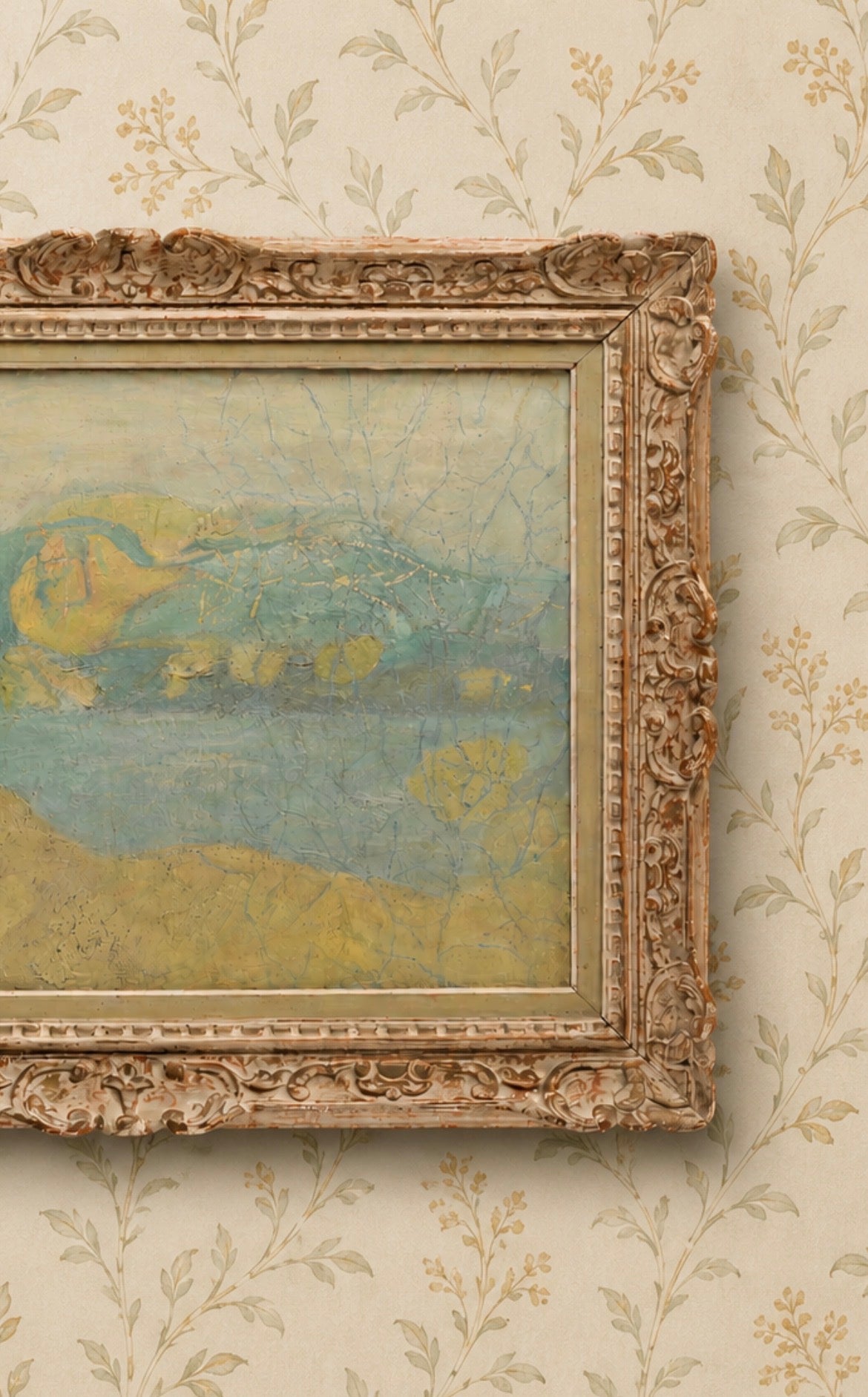 The Lakescape Oil Painting 1968