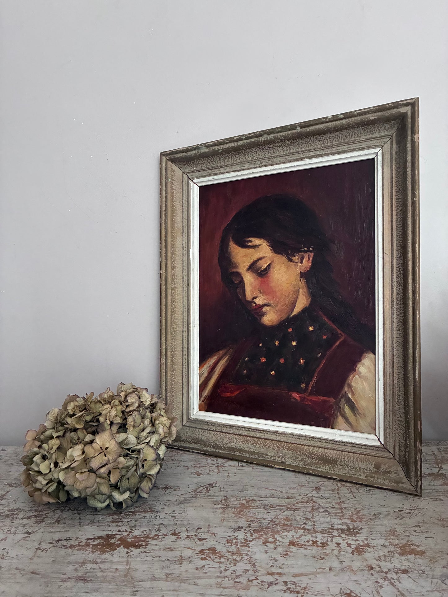 Portrait Femme Oil Painting