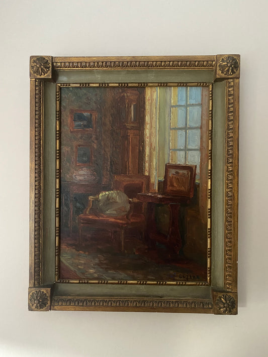 Alfred Defize The Drawing Room Oil Painting on Canvas