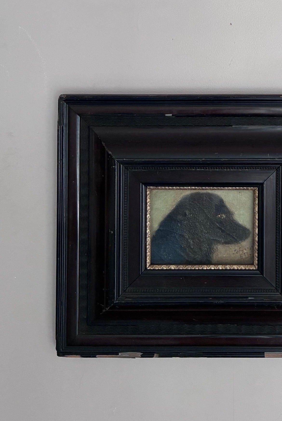 Un Chien Oil Painting (1890-1920)