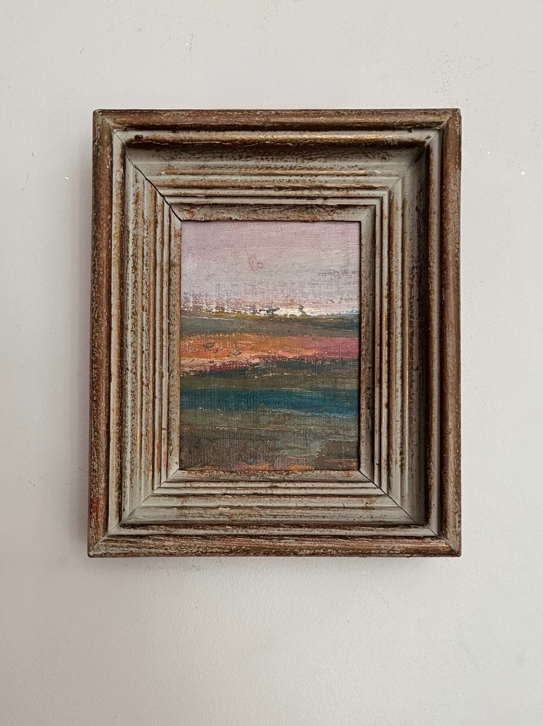 Sunset Fields Oil Painting on Canvas