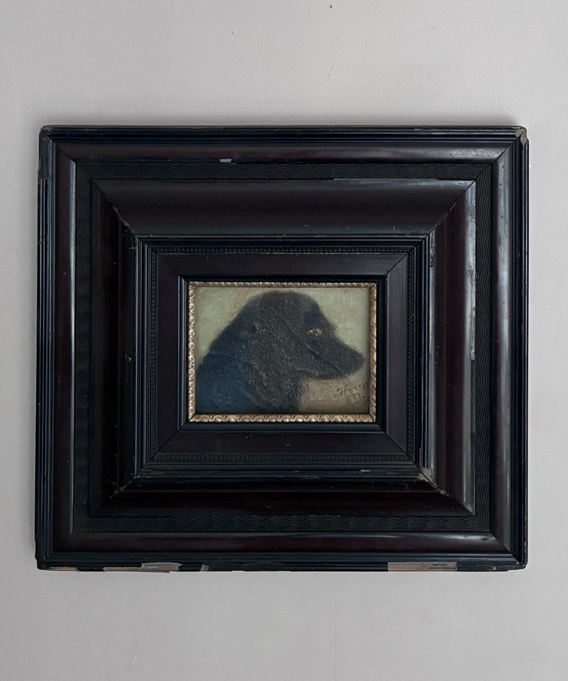 Un Chien Oil Painting (1890-1920)
