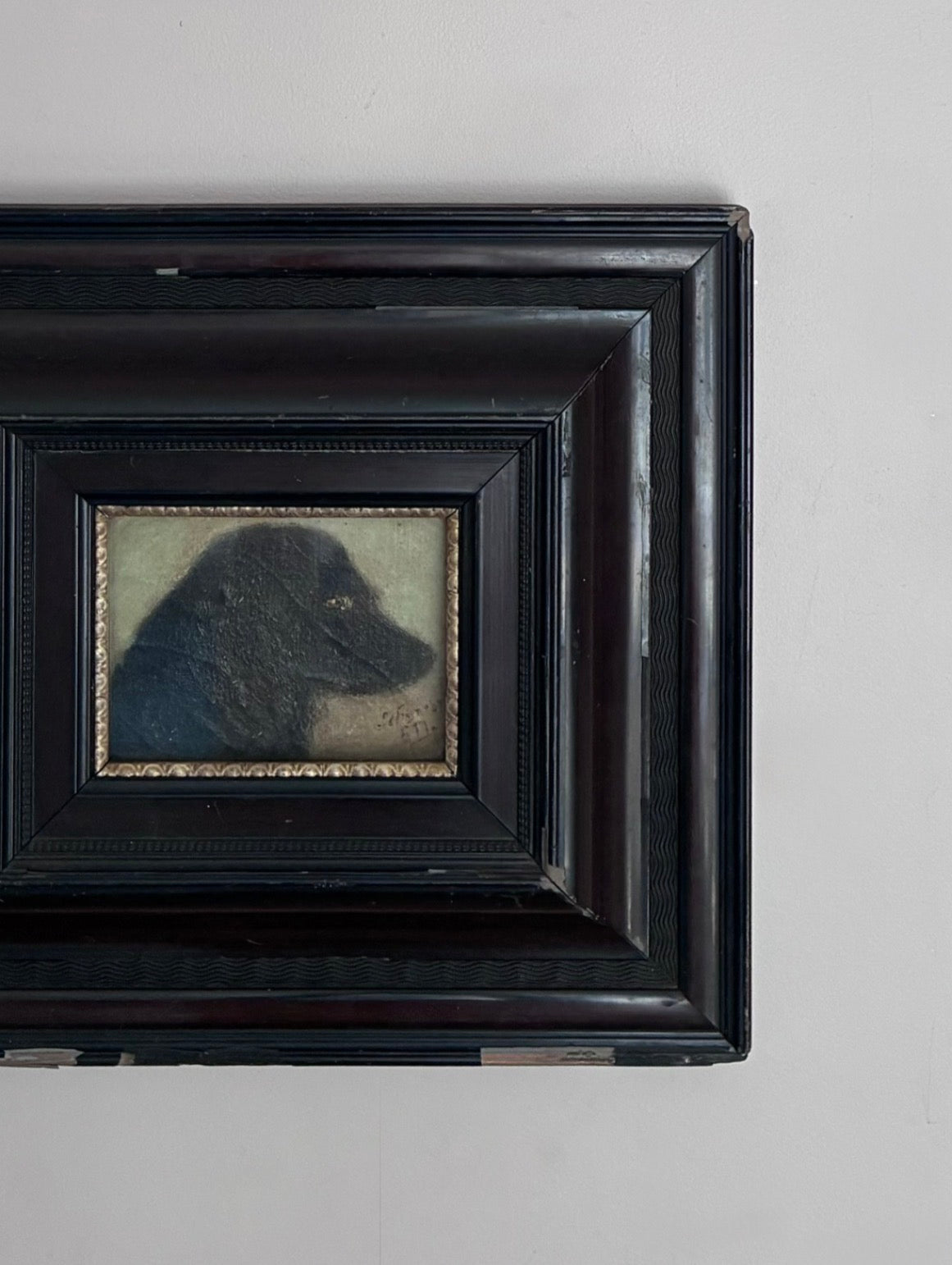 Un Chien Oil Painting (1890-1920)