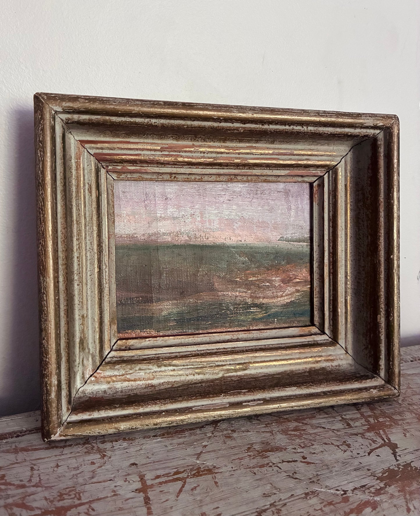 Sunset Landscape Oil Painting on Canvas