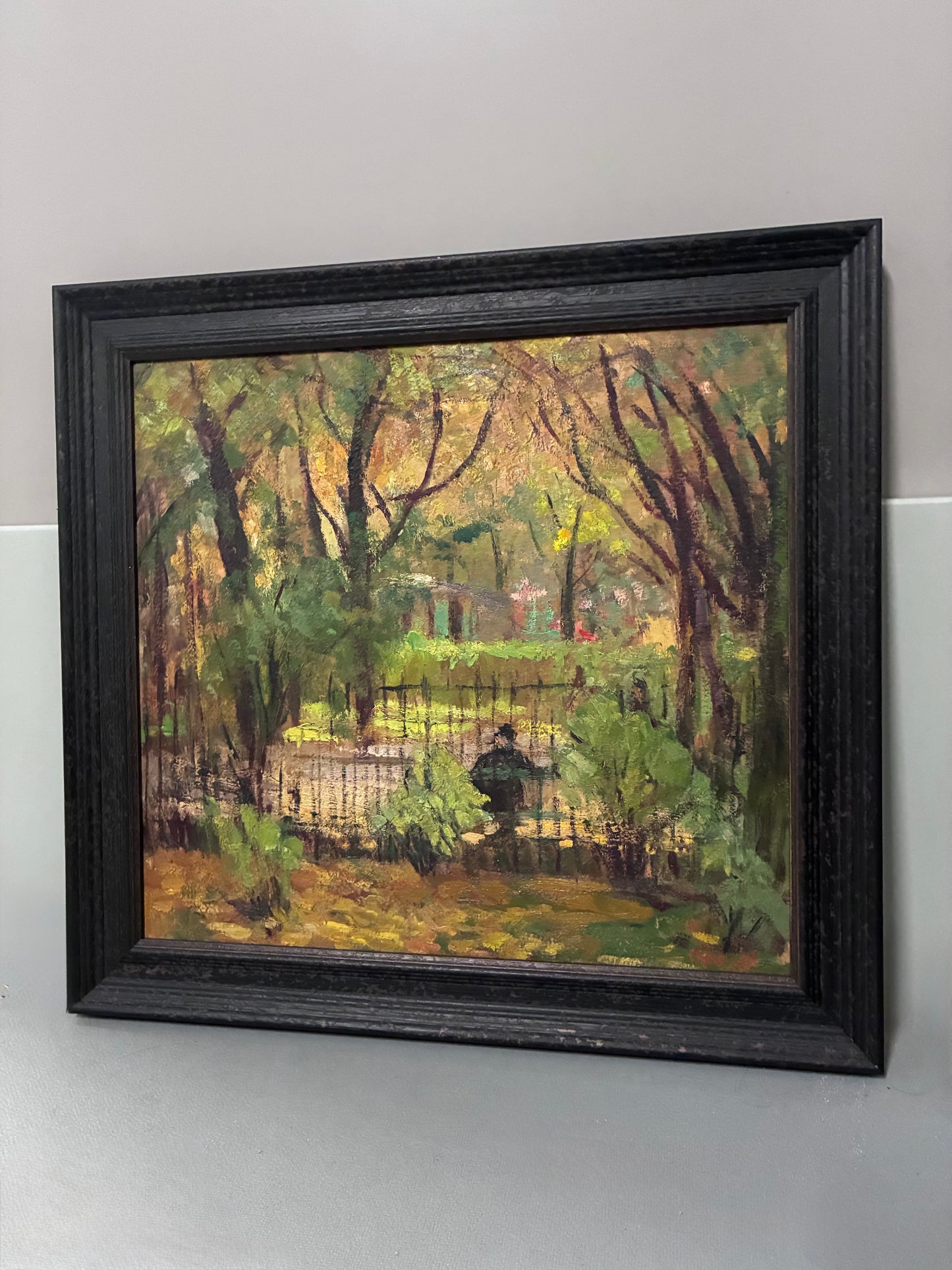 Autumn in the Park Oil Painting