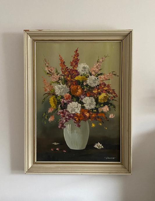 All the Flowers - Oil Painting on Canvas Framed