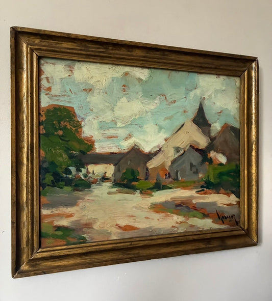Albert Mascaux French Home Oil Painting