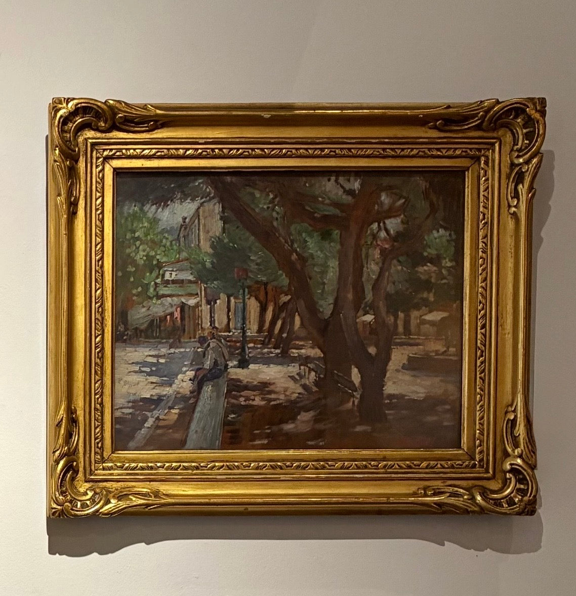 Taking Shade Landscape Oil Painting